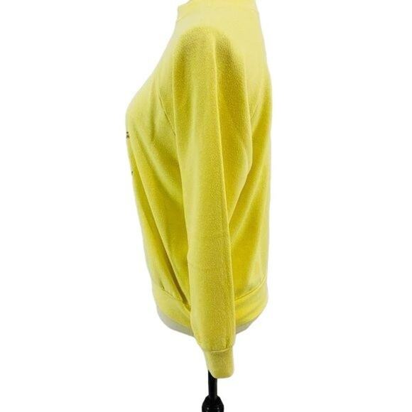 Vintage Creamy Yellow Who0o! Owl Sweatshirt - Picture 3 of 12